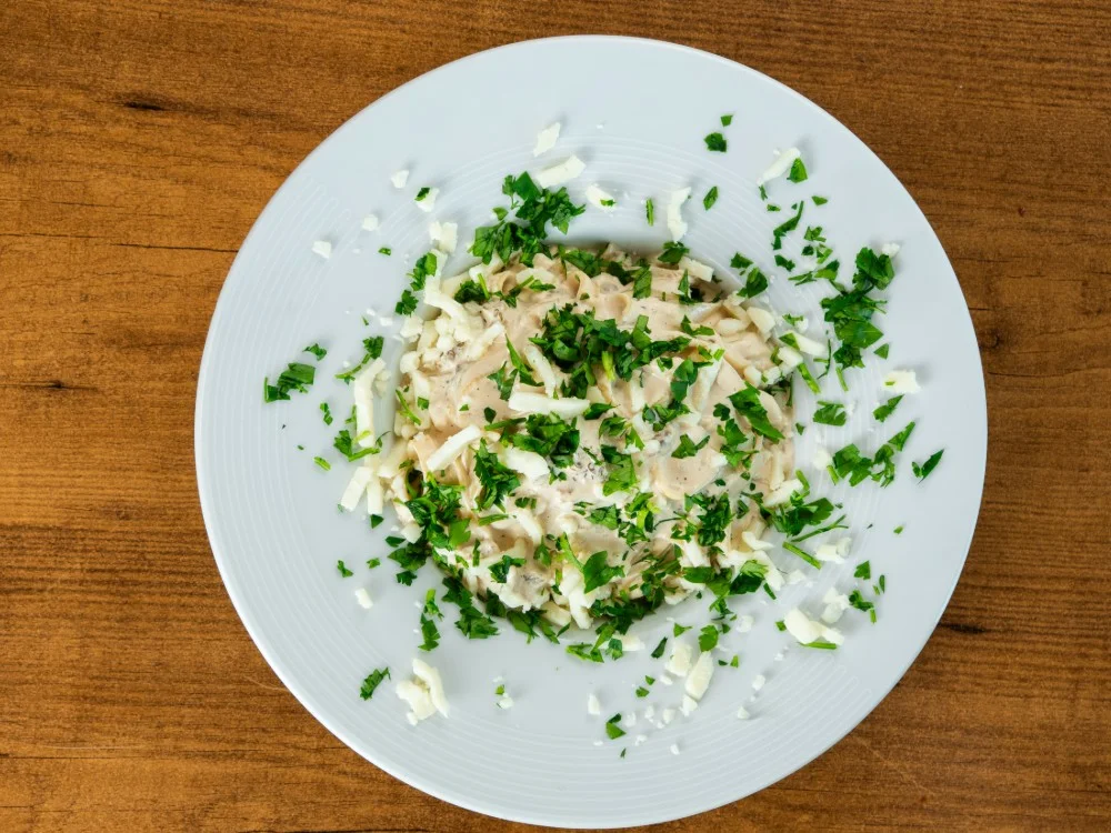 Tavuklu Kremalı Mantarlı Penne